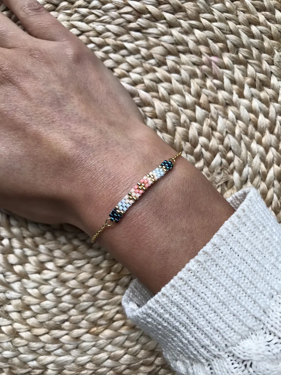 Bracelet perles Lise Doré — Atelier Miyuki