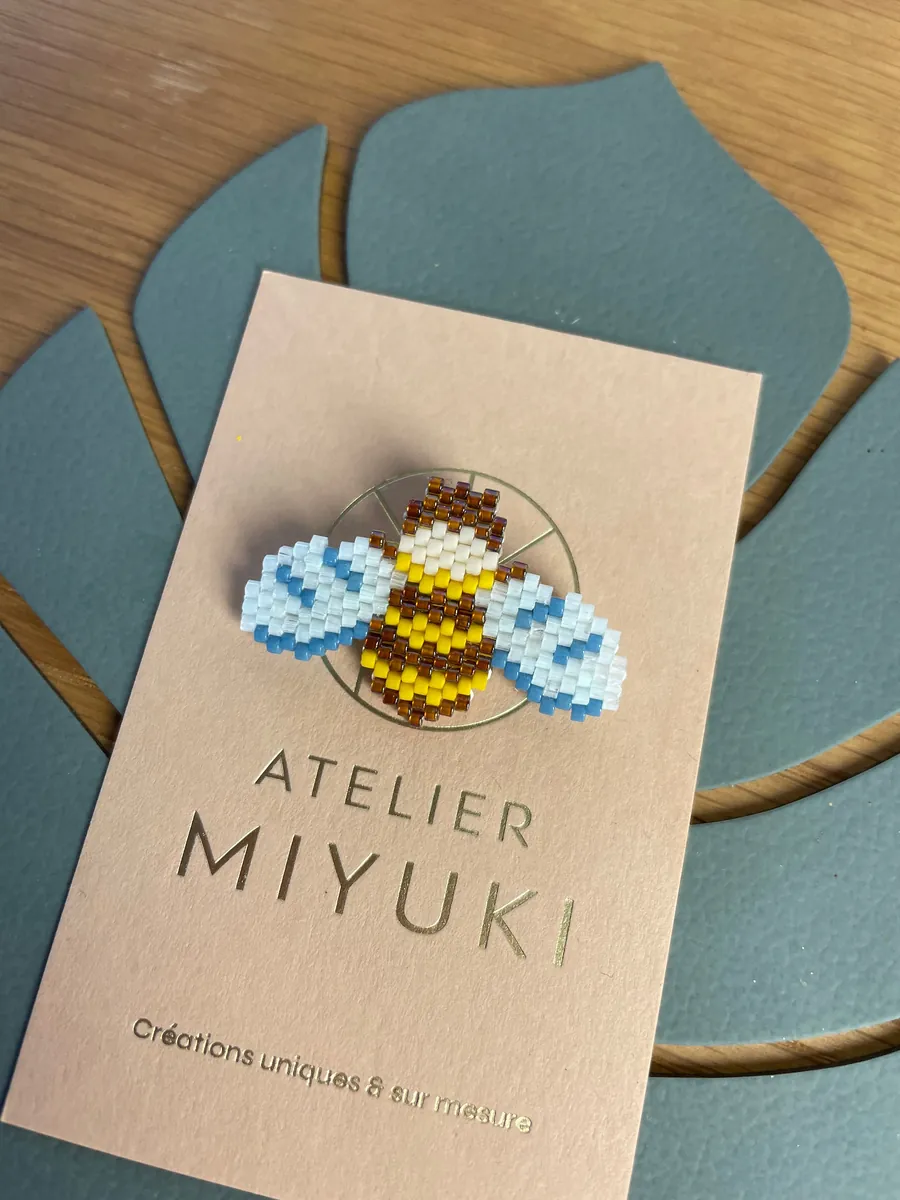 Broche Abeille — Atelier Miyuki