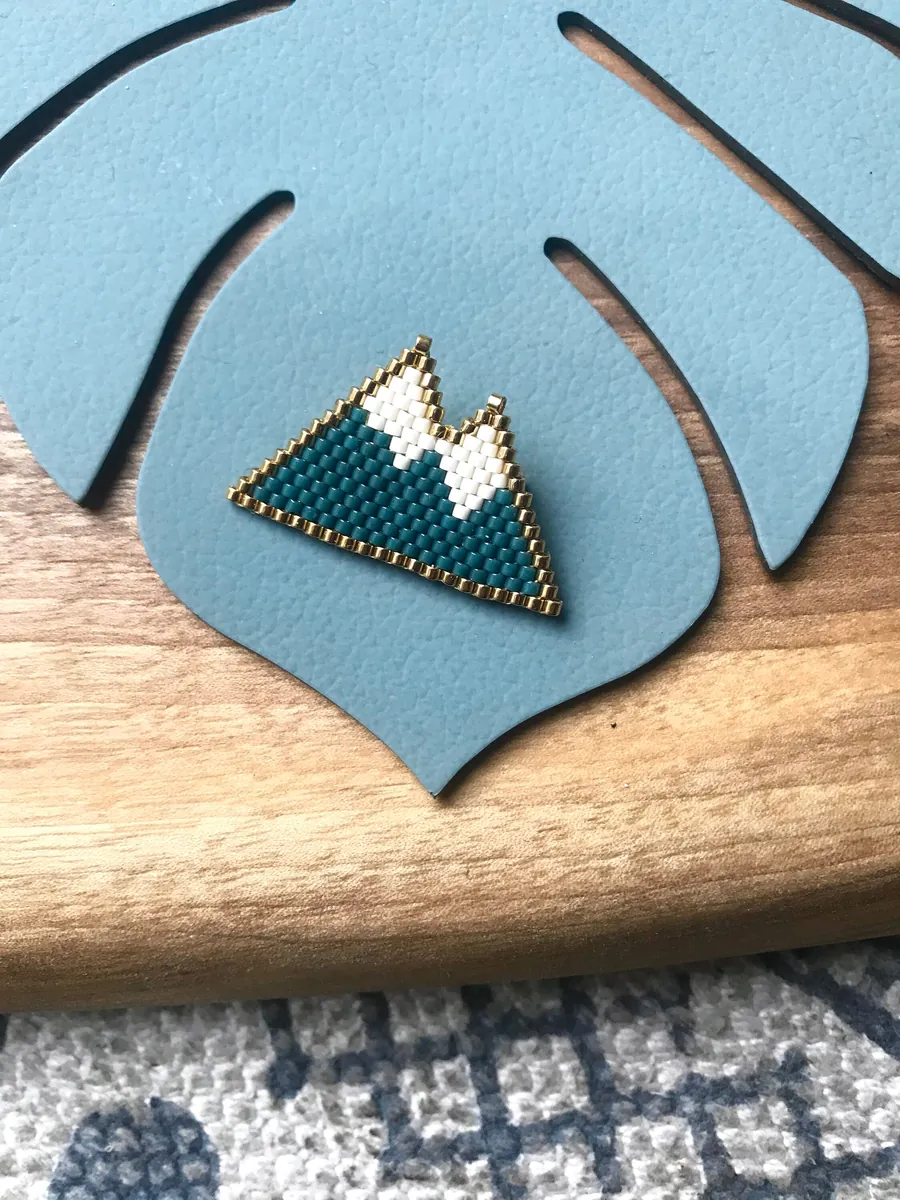 Broche Montagne — Atelier Miyuki
