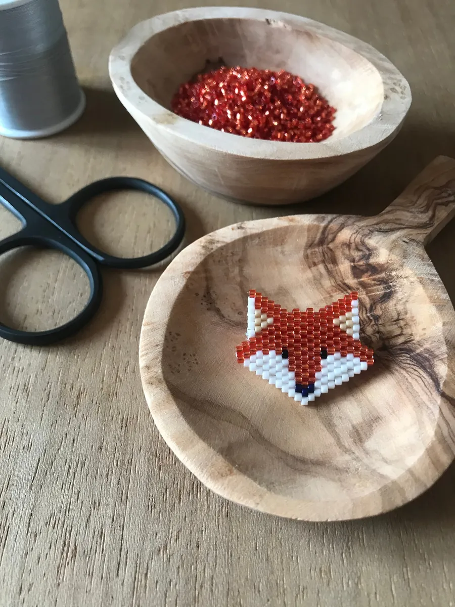 Broche Renard — Atelier Miyuki