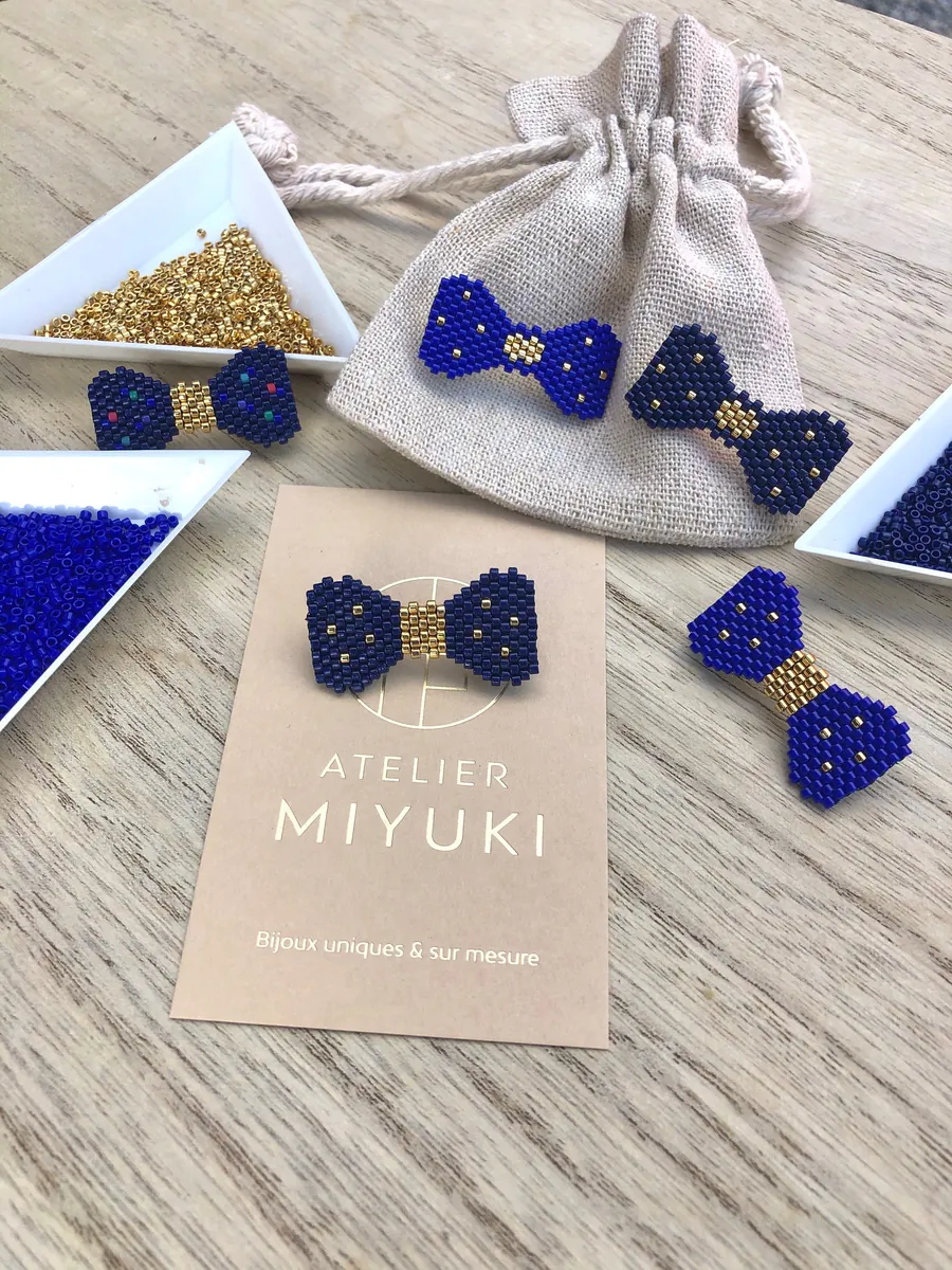 Broche Noeud Papillon — Atelier Miyuki